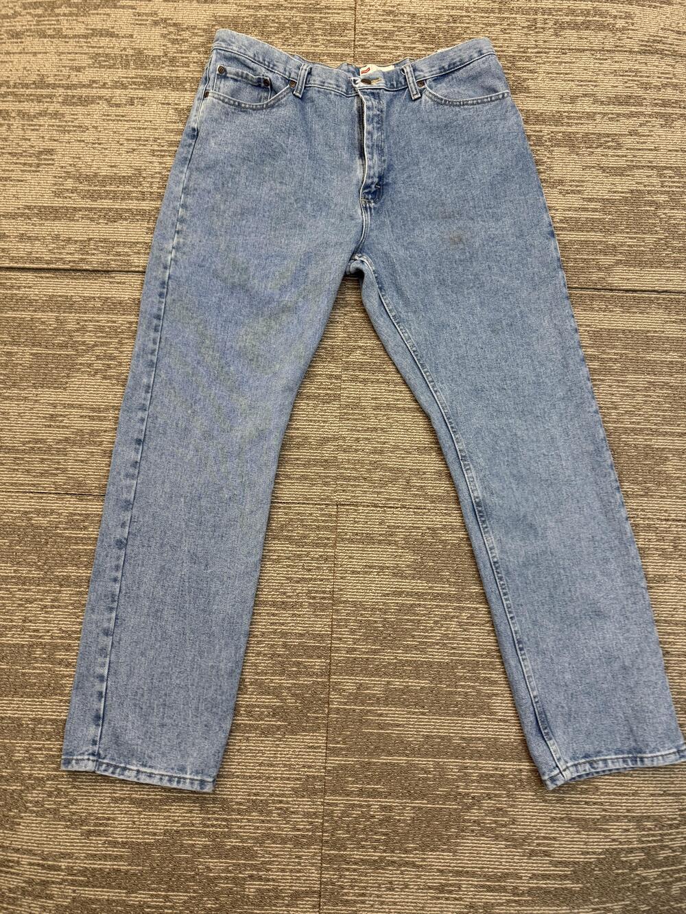 Wrangler Jeans Mens 38x32 Regular Fit Straight Leg Zip Fly Denim Pants